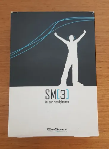 Fone In-Ear EarSonics SM3 Triple Driver BA - Made in France - Completo