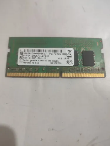 Memória RAM verde 4GB DDR4 2133MHz SMART notebook