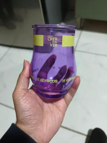 Pote de Vidro Multifuncional Crer Para Ver Natura