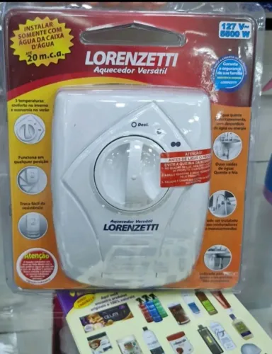Aquecedor Lorenzetti lavatorio salão
