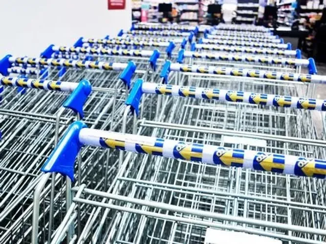 carrinho de compras para comércio