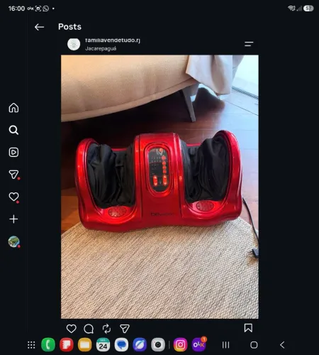 Massageador de pés polishop