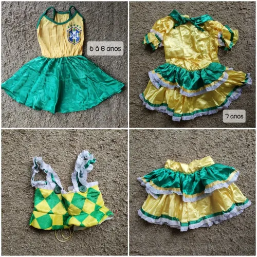 Roupa Junina, copa e carimbó infantil 