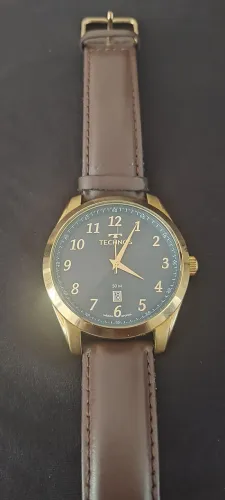 Relógio Masculino Analógico Technos com Pulseira de Couro