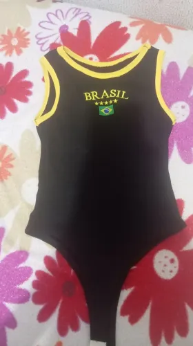 Body do brasil preta regata