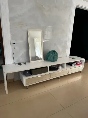 Rack aparador grande 3 metros branco