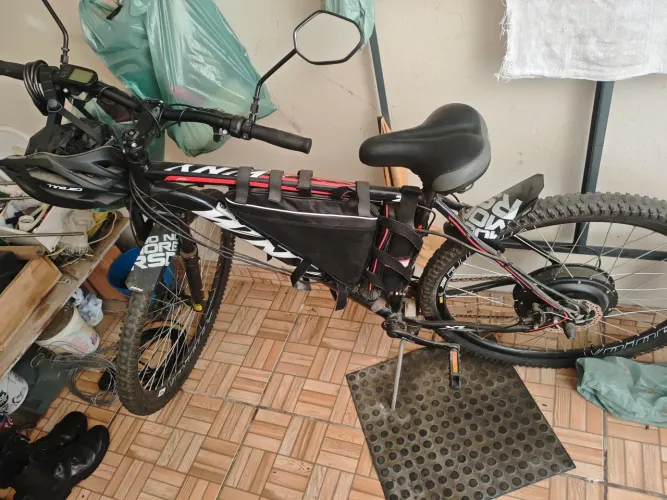 Bicicleta elétrica 48v 1500w sem bateria