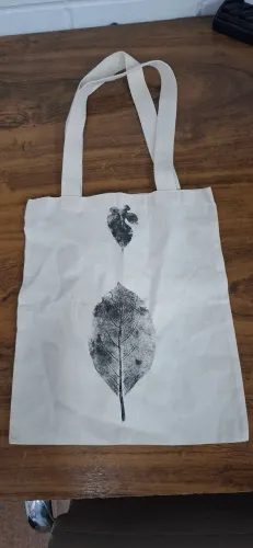 Ecobag de algodão cru