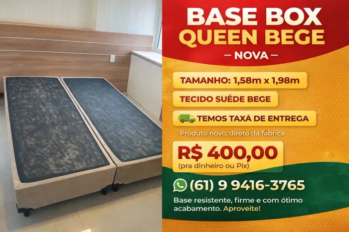 BASE 1,58 x 1,98 BEGE NOVA R$ 400,00