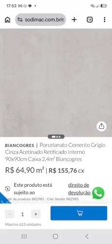 Porcelanato Acetinado 