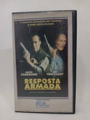 Fita VHS Filme Resposta Armada Original 
