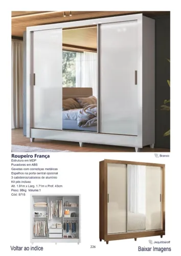 ROUPEIRO FRANÇA - R$ 1.349,00