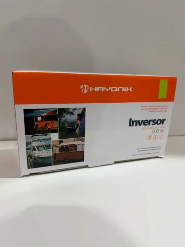 Inversor de Tensão Hayonik 500W 12V ? 127V Novo na Caixa
