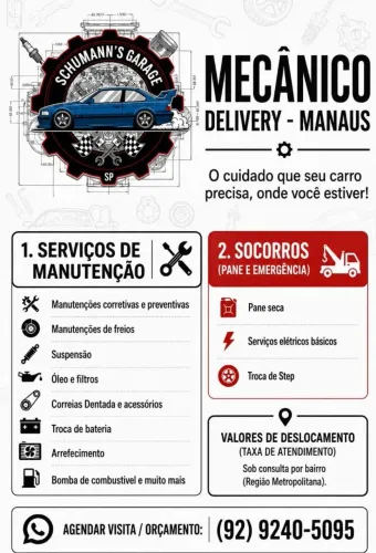 Mecânico automotivo Delivery