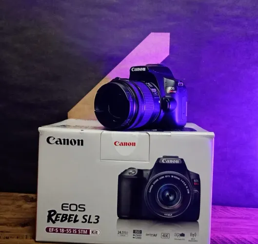 Kit fotógrafo Canon EOS Rebel SL3+lente 75-300mm