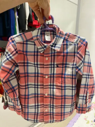 Camisa xadrez carters infantil 