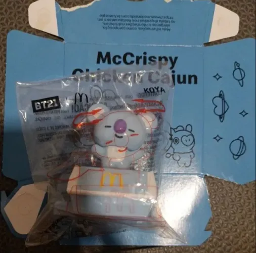 Brinquedo BTS Mc Donalds BT21 Koya lacrado