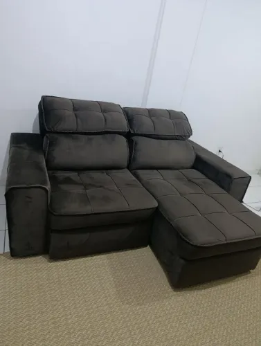 Sofá retrátil 2 lugares
