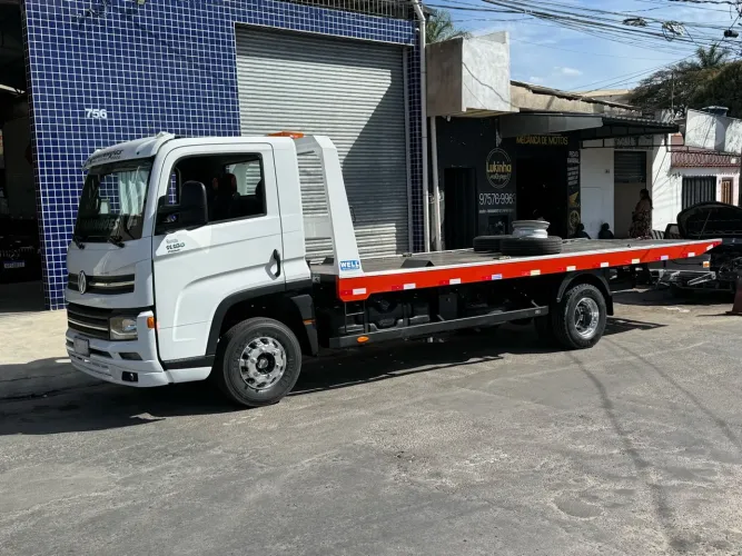 Vw 11180 prime completo com plataforma zero sem uso