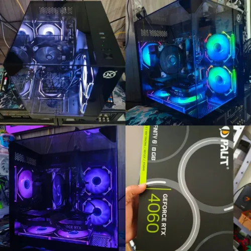 PC Gamer Roda Tudo - RTX 4060, Ryzen 5 5700X, 16GB RAM, SSD