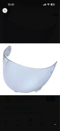 Viseira Cristal Capacete Norisk Ff391 Ff389 Ff802 Razor