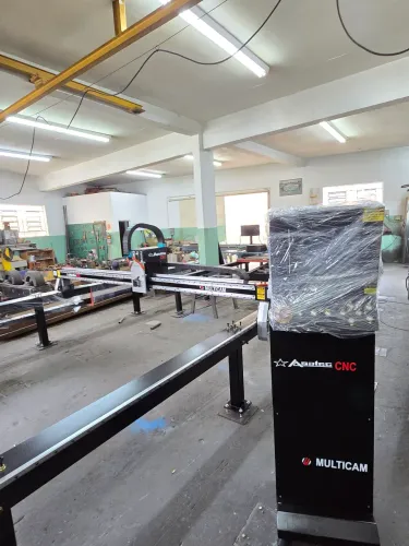 MESA PÓRTICO ESTRUTURA IMPECÁVEL PARA CNC oxicorte, plasma ou laser.