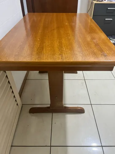 Mesa madeira pé H