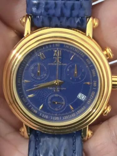 Relógio JACQUES CANTANI CRONÓGRAFO DOURADO JC-550 - NOVO / SEM USO