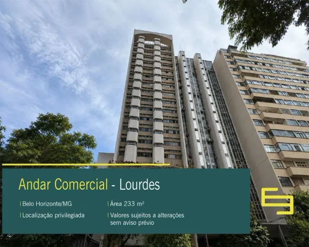 Andar Comercial à venda no bairro de Lourdes em Belo Horizonte/MG