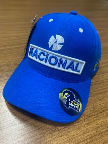 Boné Nacional Ayrton Senna- Azul 