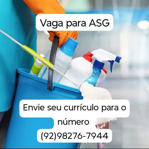 VAGA P/AUXILIAR DE SERVIÇO GERAIS