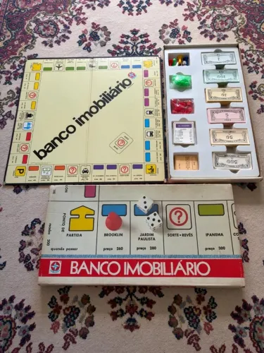 Jogo Banco Imobiliário Anos 80
