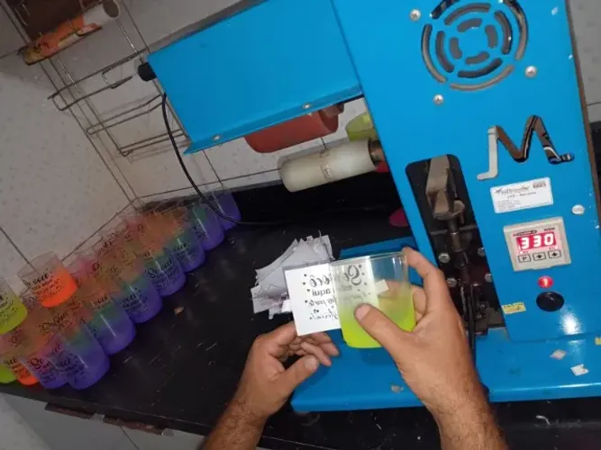 Máquina transfer giro 360° + Impressora laser