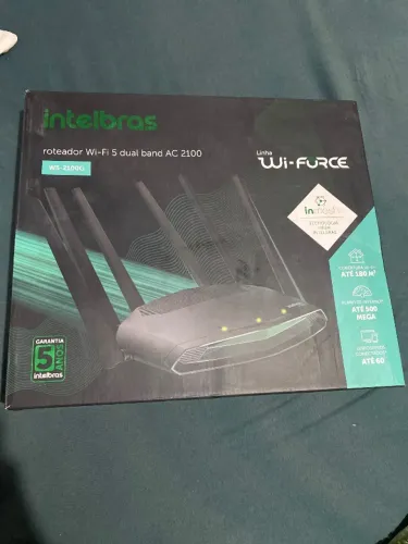 Roteador Wi-Fi Intelbras W5-2100G Novo