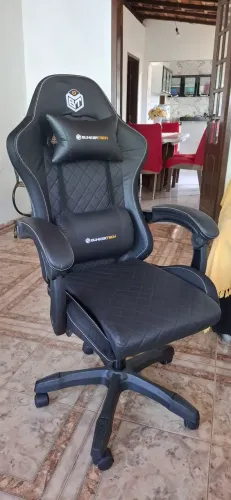 Cadeira Gamer Bunkertech Pro Ergonômica Reclinável Com Apoio