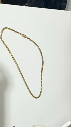 Corrente Masculina banhada a ouro 