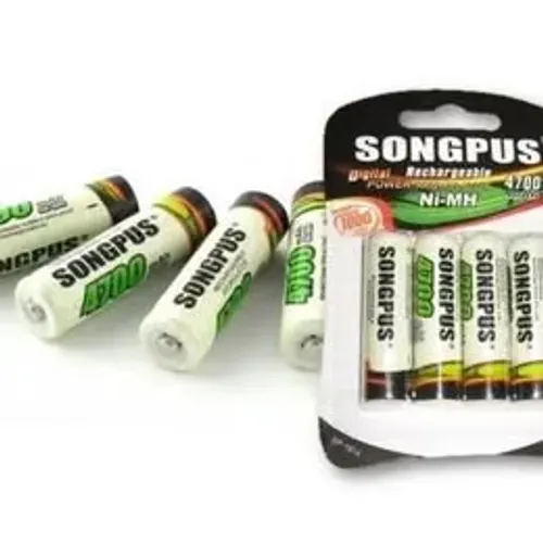 Pilha Recarregável Songpus Aa 4700mah 1.2v Ni-mh