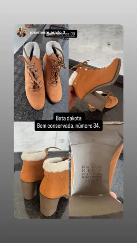 OPORTUNIDADE - Bota super conservada