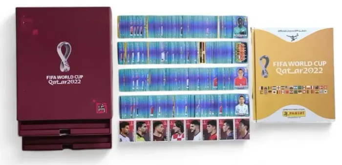 Álbum Copa 2022, BOX Pai e Filho + Set completo para colar