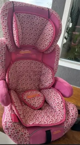 Cadeira infantil 9 quilos ate 36 quilos de 9 meses até 11 anos Grupos I, II e III rosa Pen