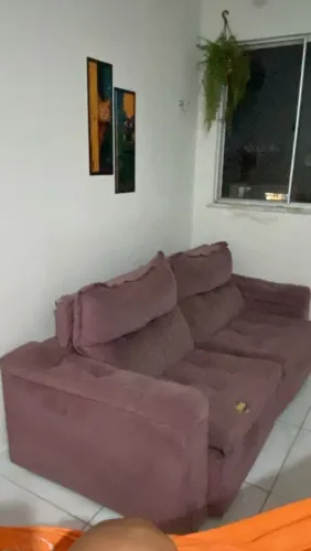 Sofá retrátil 3 lugares 