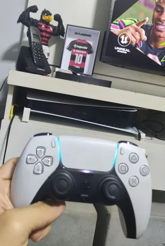 Console Play Station 5 Fat Mídia Digital com Caixa Cabos e 1 Controle