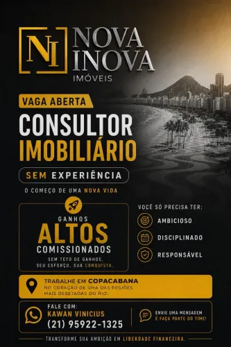 Oportunidade de emprego.