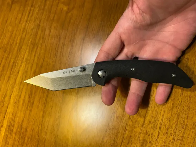 Faca canivete KA-BAR Jarosz 7506 Tanto AUS8A