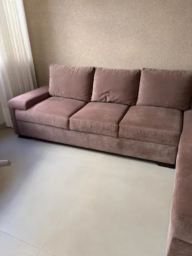 Sofá de canto 3,15 m com chaise - Ótimo estado