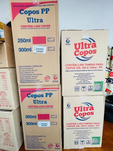 Copo de 300ml e tampa para copo 300/330ml