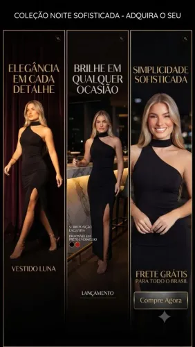 Vestido Feminino Longo Festa Um Ombro Só Gola Alta Fenda Suplex Elegante