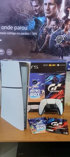 PS5 Slim Edição Digital com jogos