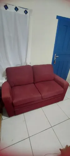 Sofá-cama com baú