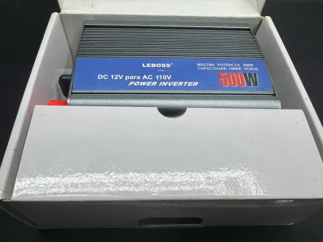 Inversor 500w 12v Para 110v Conversor Transformador Tensão